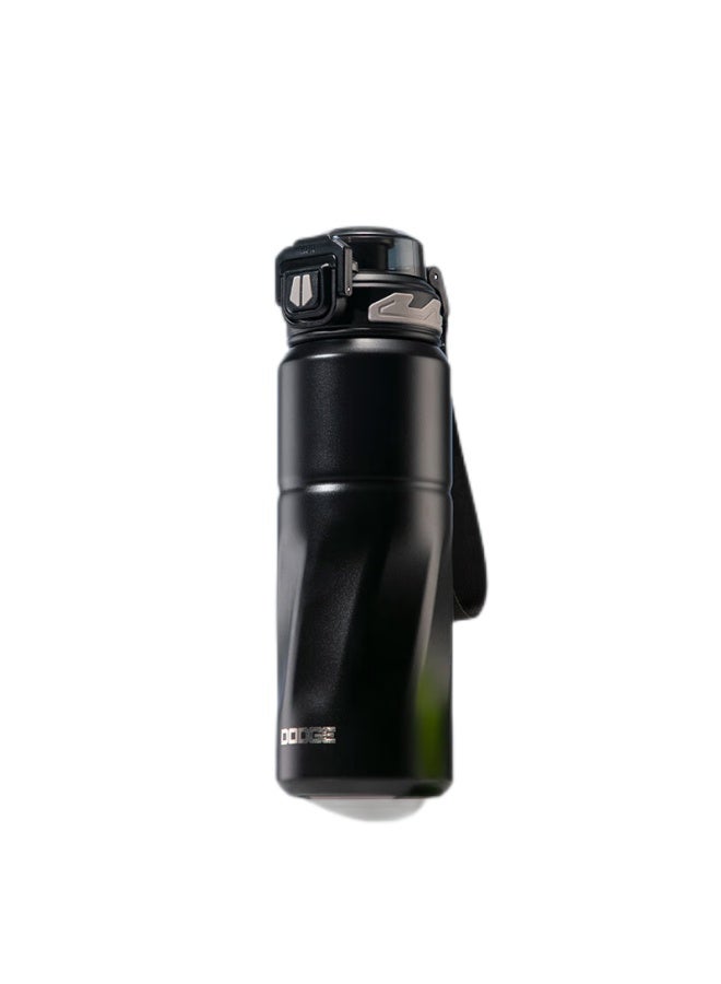Dodge Large Capacity 316 Stainless Steel Insulated Sports Water Bottle With Straw For Men And Women, Portable Outdoor Fitness Car Cup