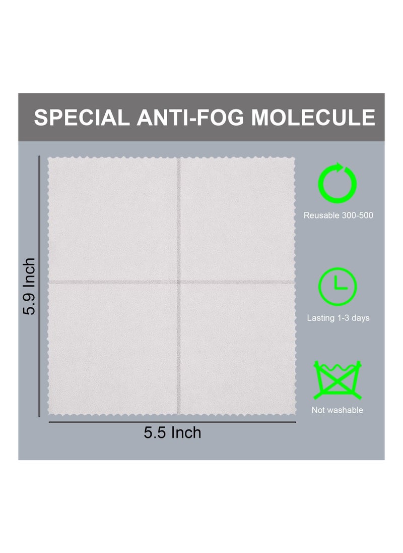 Y&D - 10 Pack Anti Fog Lens Wipes for Eyeglasses, Reusable Cleaning Screens, Goggles, Motorcycle Helmet,Ski Masks and All Lenses, 400 Times, Streak-Free - Image 1