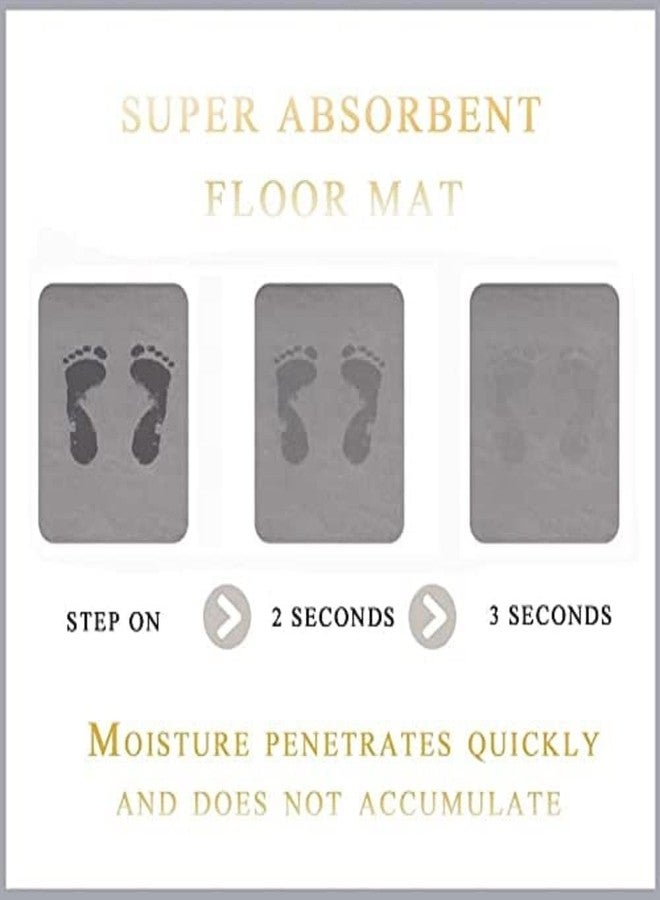 SKVM Water Absorbent mat for Bathroom Kitchen Floor Door Entrance Anti Slip Floor Foot Anti Skid Bathroom Shower mat (Design 11) - Image 3