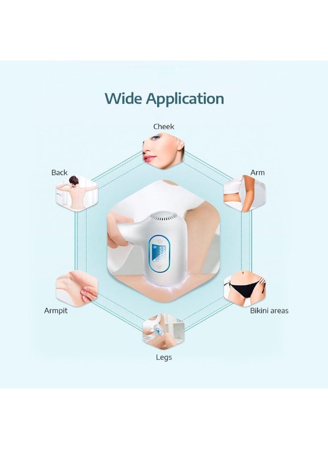 K.SKIN Cold IPL Laser Hair Removal Epilator, KD506A, Green