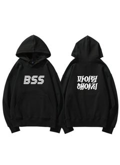 NIBEMINENT SEVENTEEN Squad BSS Long Sleeve Plush Hoodie Black  - Image 5