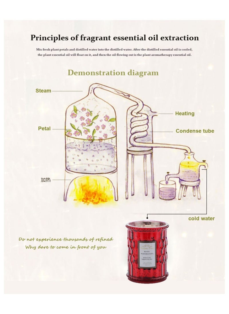ROMANTIC TIMES Plant Essential Oil Scented Candle  - Image 3
