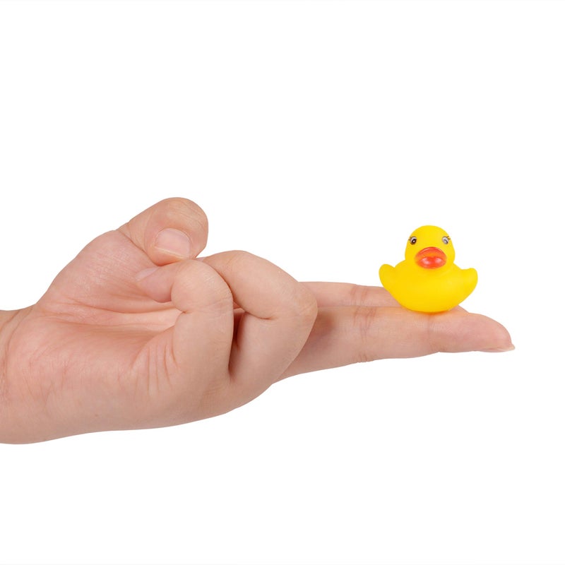 Maliweg 144-Pack Mini Rubber Ducks Set, Mini Colorful Rubber Duckies Bath Toy for Child,Float & Squeak Tiny Ducks Pool Toy Set for Kids Party Favors,Birthday Party Supplies,Prize Rewards - Image 5