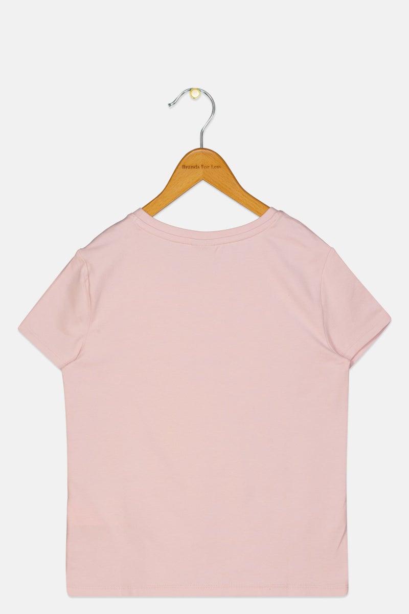 PUMA Kids Boy Crew Neck Short Sleeve Outdoor T-Shirt, Pink - Image 2