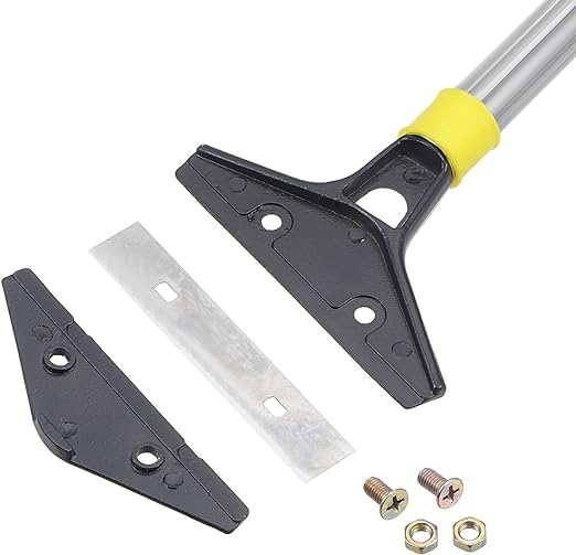 swabs Heavy Duty Razor Blade Scraper with LongHandle Wallpaper Painting Stripping Tools Floor Tile Adhesive Removal Multifunctional aluminum floor scraper blade - Image 5