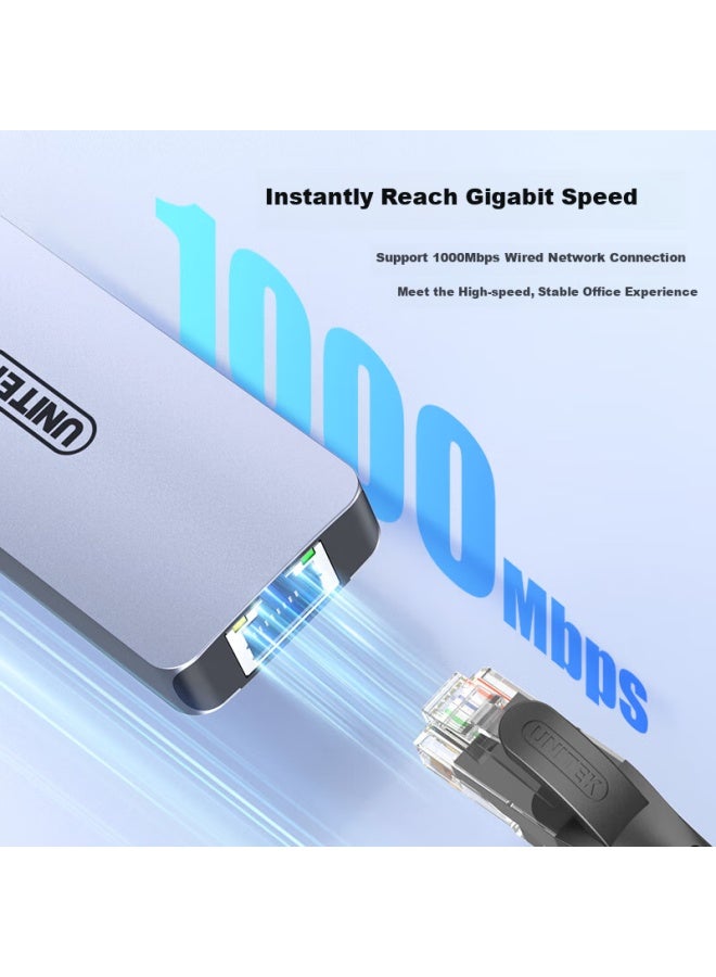 Superior Usb 3.2 Docking Station 10gbps Splitter With Ethernet Port Gigabit Rj45 4-in-1 Hub For Macbook Huawei Laptop - Image 3