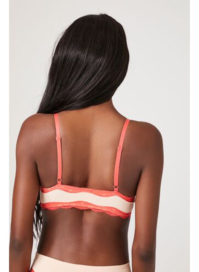 FOREVER 21 Seamless Contrast Lace Bralette - Image 3