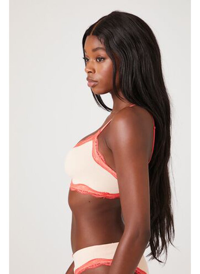 FOREVER 21 Seamless Contrast Lace Bralette - Image 2