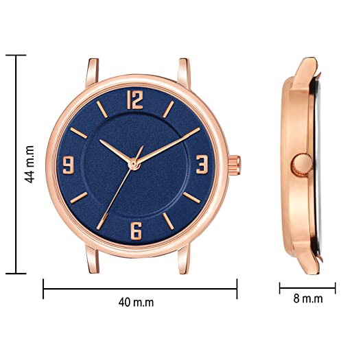 CLOUDWOOD Multicolor Special Super Quality Analog Watches Combo Look Like Preety for Girls and Womne Pack of - 2 (MT391-395) (Black-Blue) - Image 4