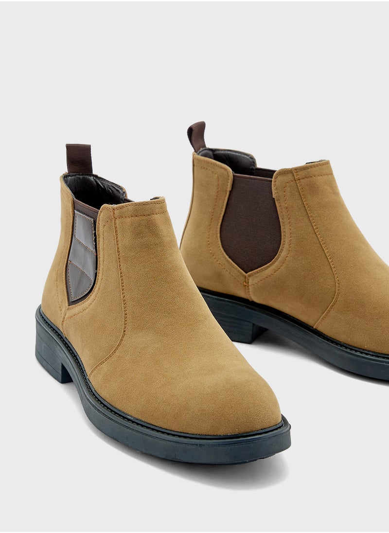 Robert Wood Casual Suede Chelsea Boots  - Image 4