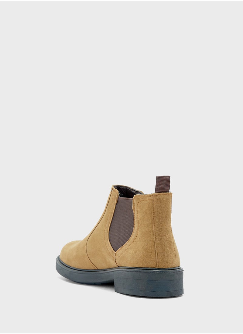 Robert Wood Casual Suede Chelsea Boots  - Image 3