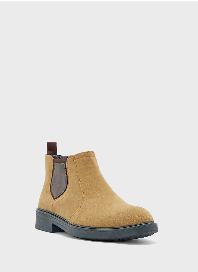 Robert Wood Casual Suede Chelsea Boots  - Image 2