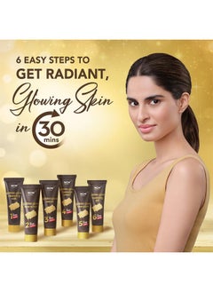 WOW Skin Science Gold Facial Kit For Glowing Skin | Made With Activated Naturals | Salon Like Facial At Home | Brightens Dull Skin | Tightens & Refines Skin | 85Ml  - Image 5