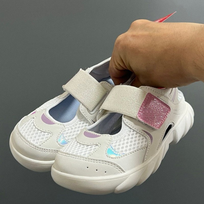 Putian Children'S Sandals N920 Mary Jane Same Style Mesh Velcro Breathable Beach Sandals - Image 4