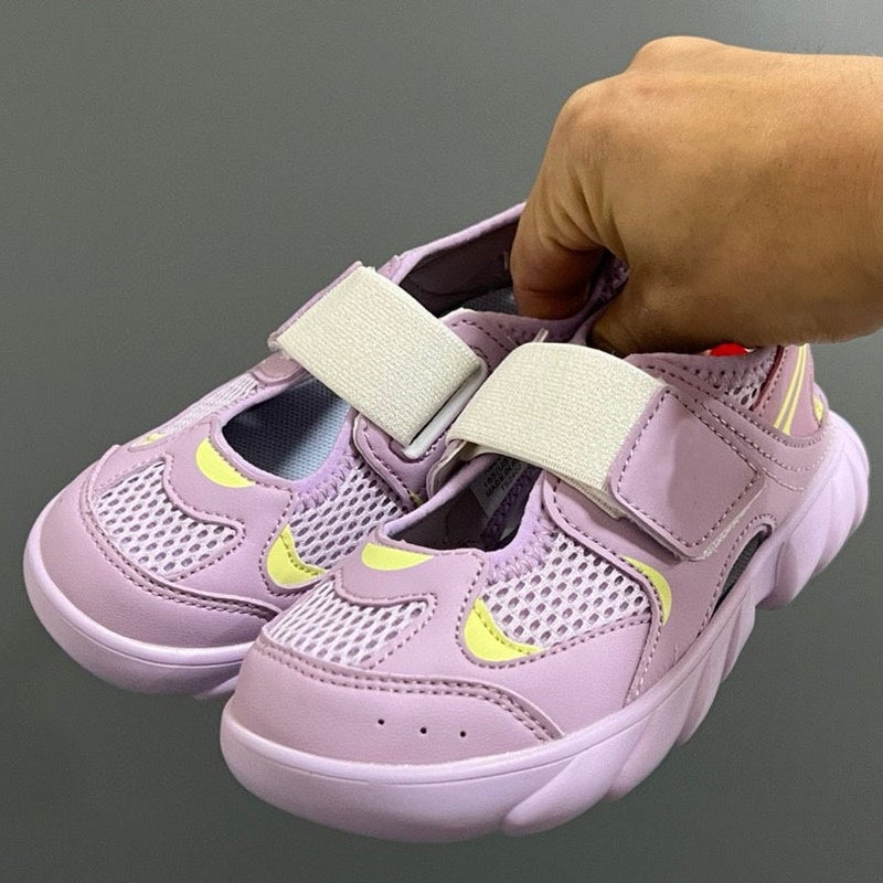 Putian Children'S Sandals N920 Mary Jane Same Style Mesh Velcro Breathable Beach Sandals - Image 5