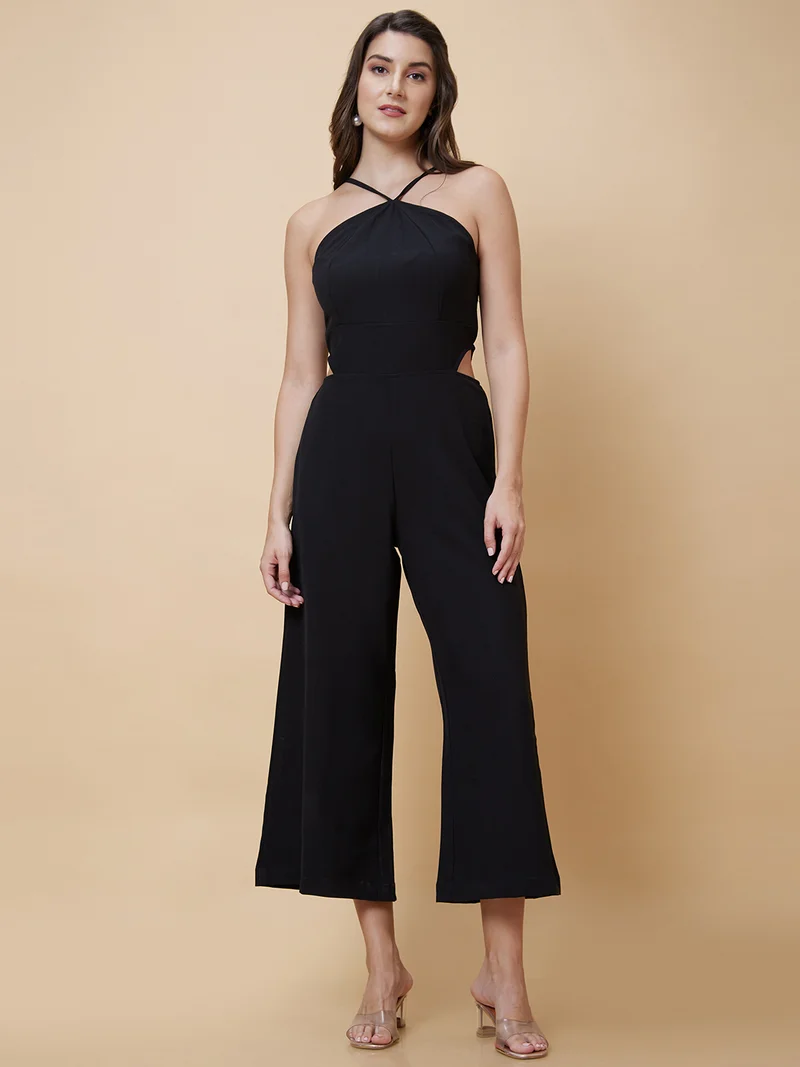 globus Women Cut-Out Detail Basic Jumpsuit