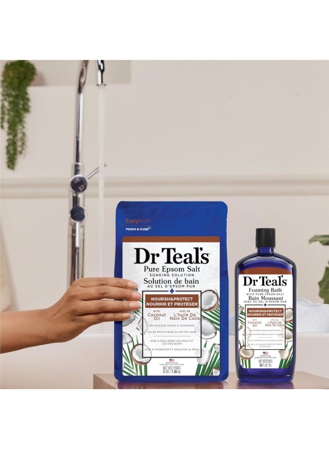 Dr Teal's Dr. Teal's Foaming Bath Coconut Oil, 1000ML, Yes - Image 4