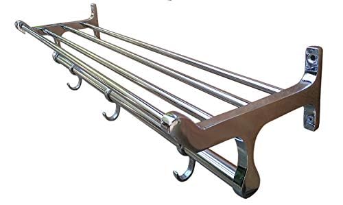 VBLUE Classic VBLUE Stainless Steel Towel Rack for Bathroom | Towel Hanger | Towel Stand (18 Inch) - Image 1