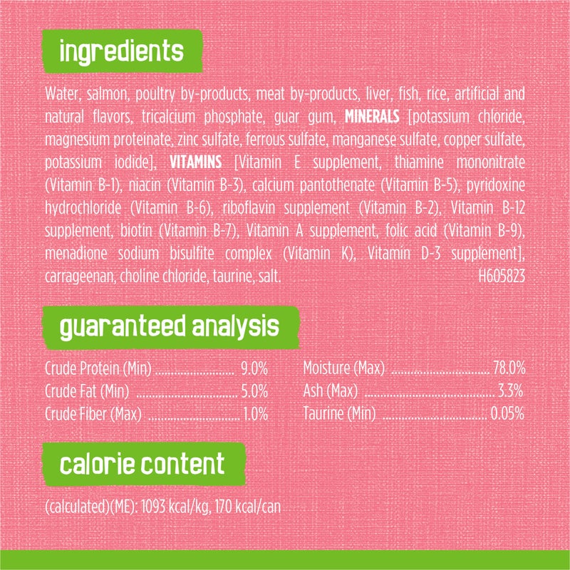 Friskies Purina Friskies Wet Cat Food Pate, Pate Salmon Dinner - (Pack of 24) 5.5 oz. Cans - Image 5