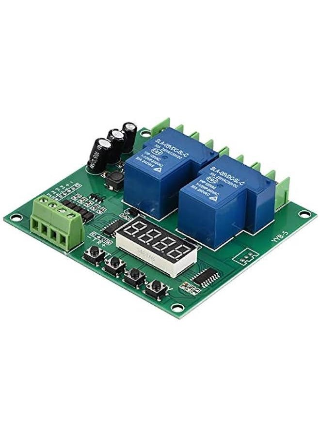 Generic - YYB-5 12v 24v Motor Forward/Reverse Control Board Two Relay Delay Timing Cycle Module Linear Actuator Control Board 2 Relay Timer - Image 1