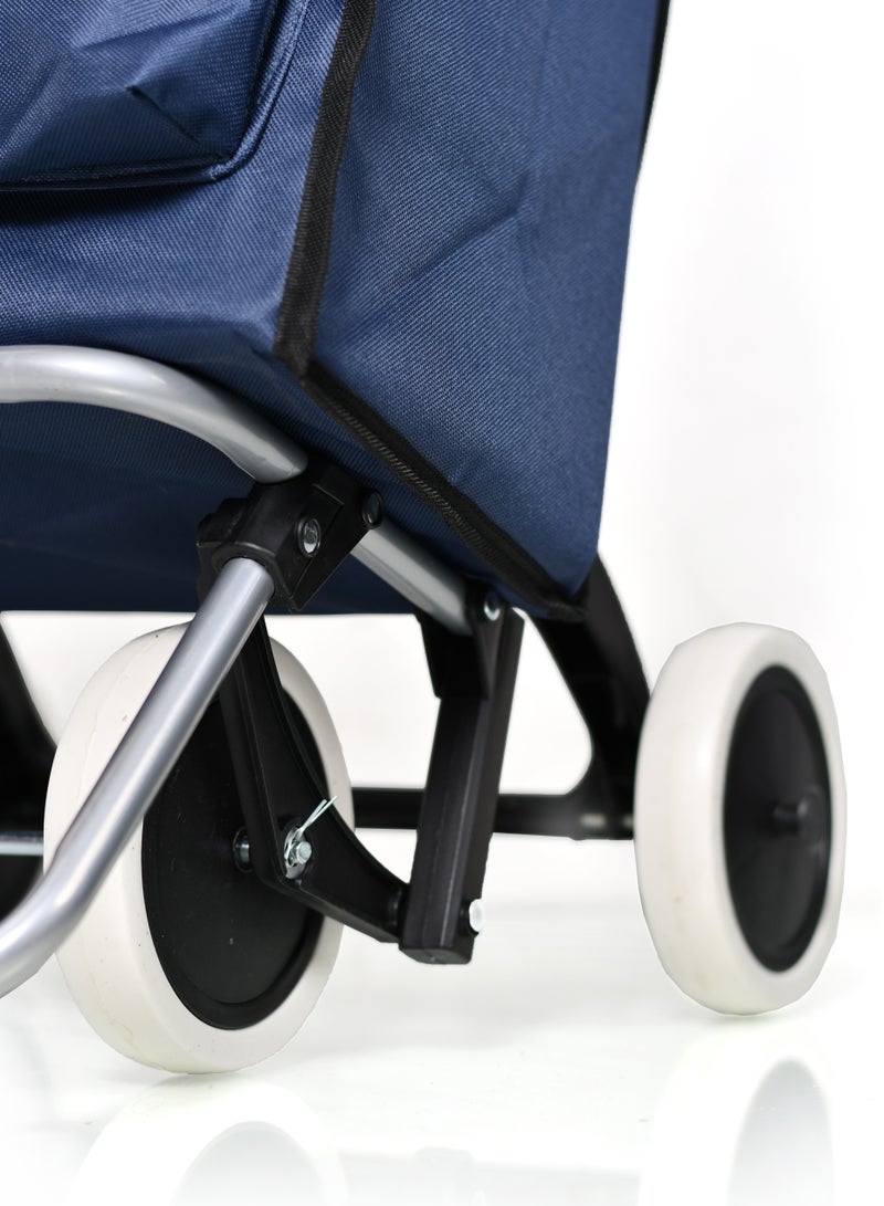 Shopping cart with ice-cold pocket fashionable with 4 large wheels suitable for off-road use suitable for home camping and picnic  - Image 5