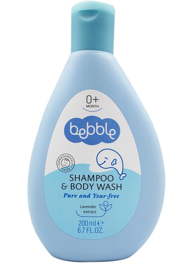 bebble Shampoo & Body Wash 200Ml - Image 1