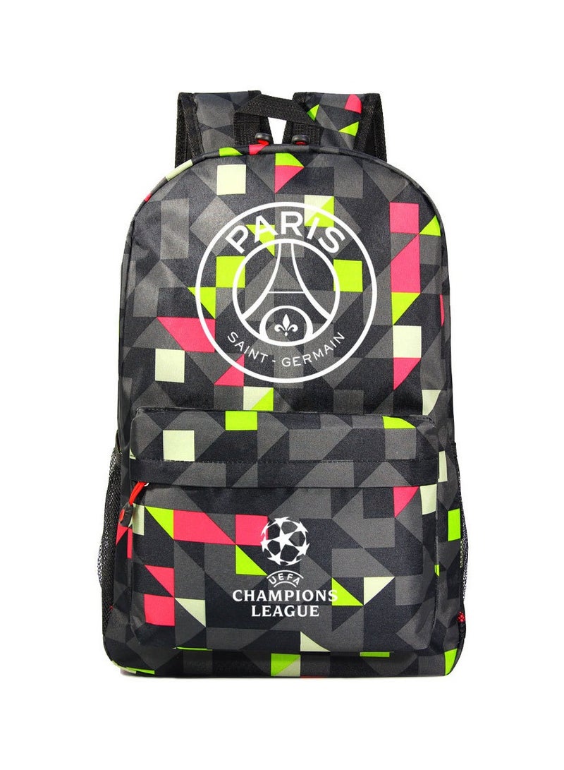 Champions League Printed Youth Large Capacity Men's and Women's Shoulders