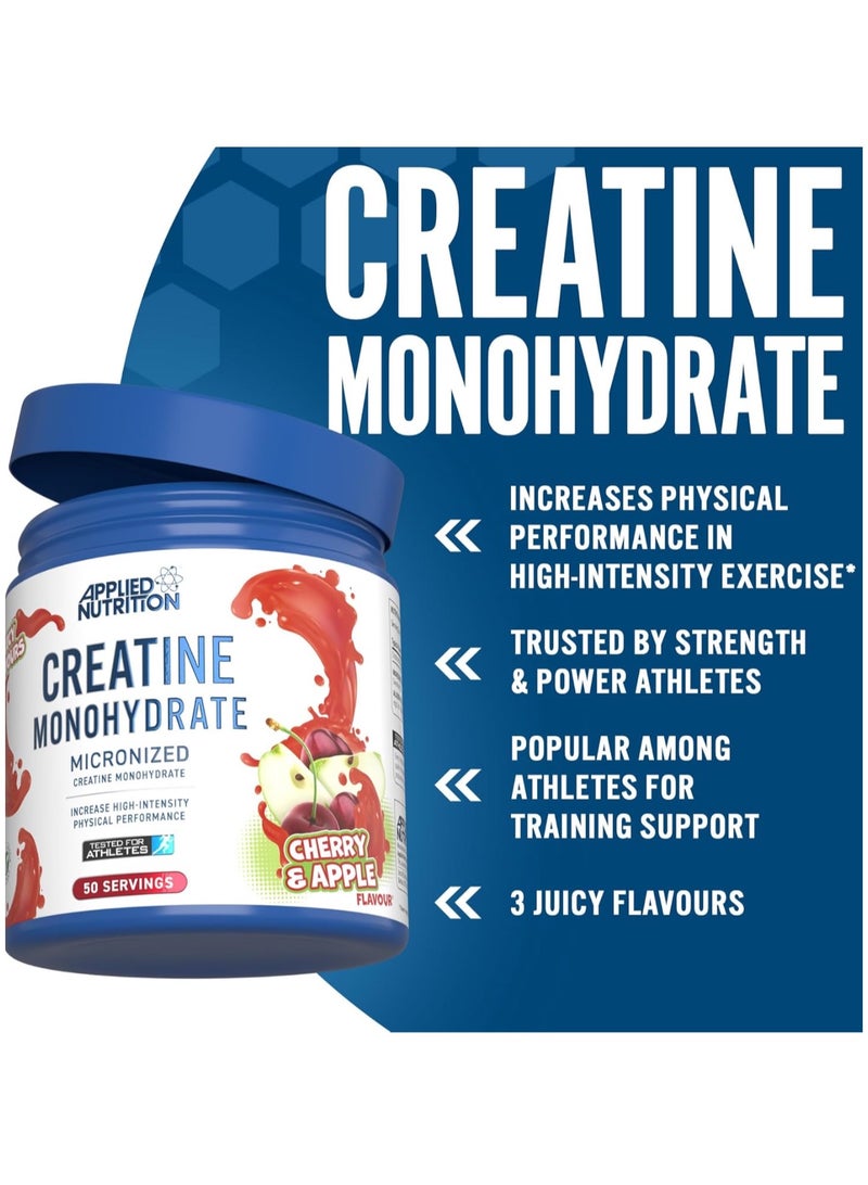 Applied Nutrition Creatine Monohydrate Micronized Powder 250g Cherry & Apple - Image 2