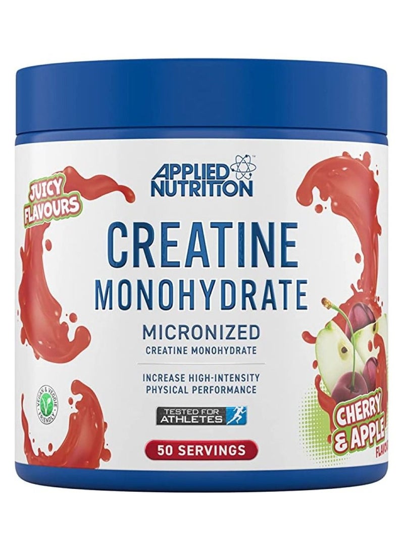 Applied Nutrition Creatine Monohydrate Micronized Powder 250g Cherry & Apple - Image 1