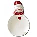 CURRENT Snowman Spoon Rest- Ceramic Christmas Spoon Rest - Image 2