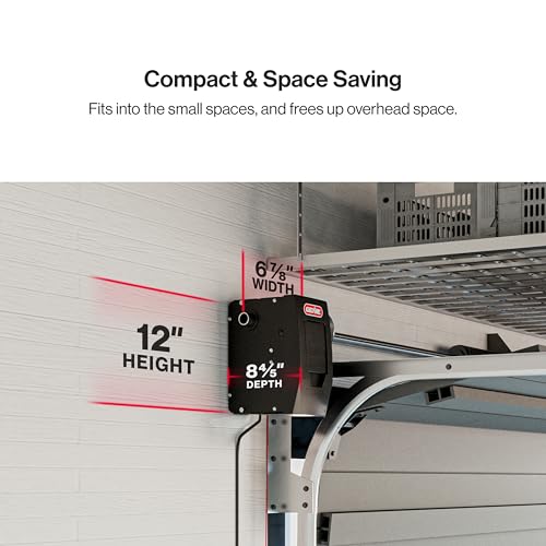 Genie 6072H-O Residential Wall Mounted Garage Door Opener, Black - Image 5