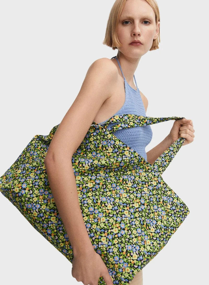 MANGO Guetaria Tote