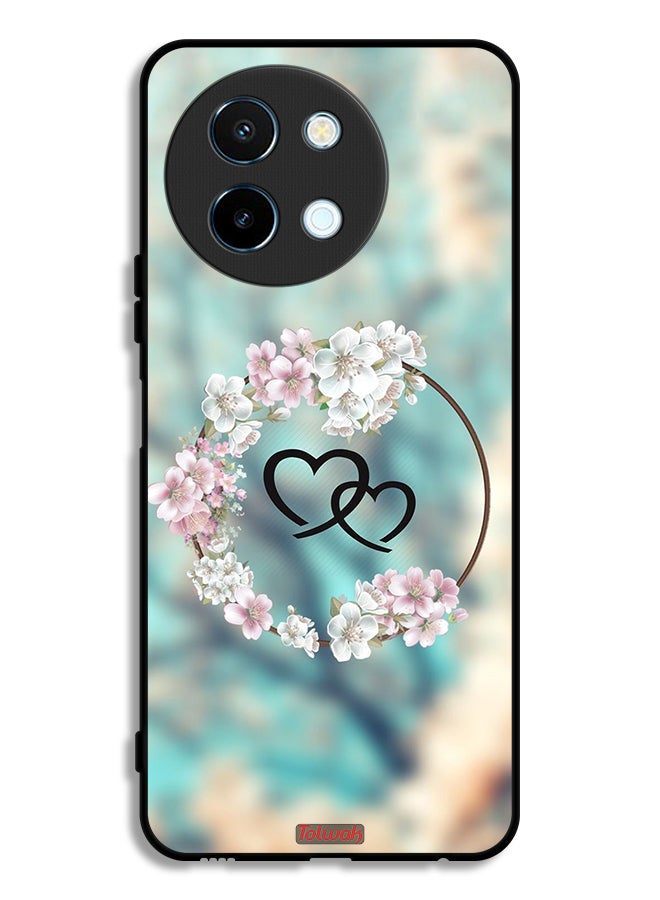 Tolwak Vivo Y38 5G Protective Case Cover Hearts In Ring Art - Image 1