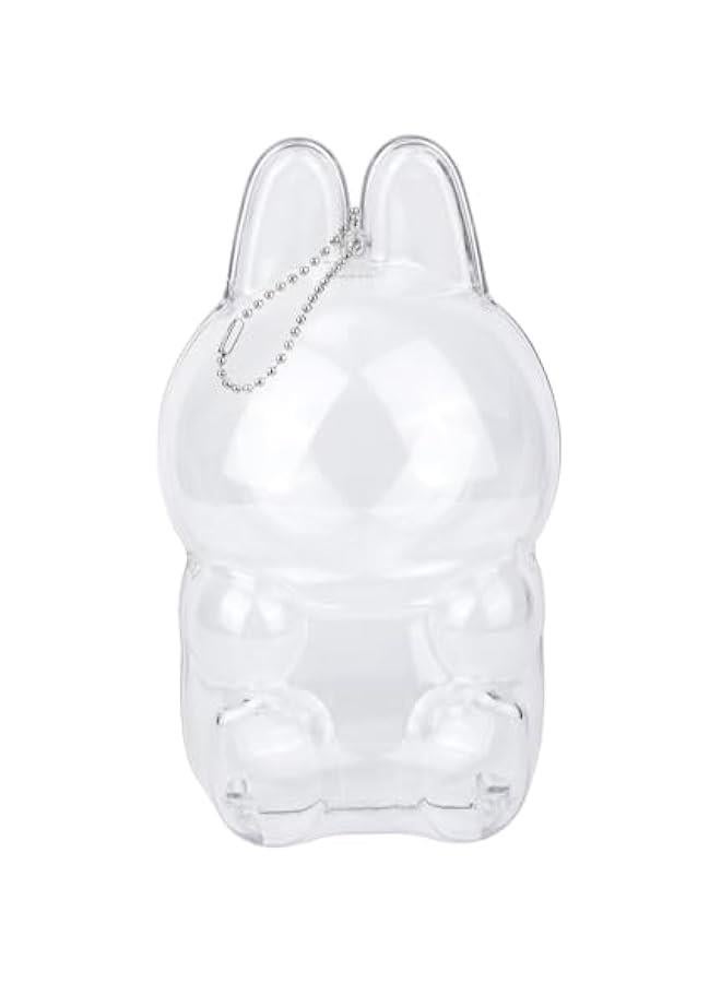 Clear Figure Display Bag with Keychain, Hanging Blind Box Organizer Portable Collectibles Display Carrying Case Dustproof Mini Doll Pouch Small Storage Bag for Collectors  - Image 1