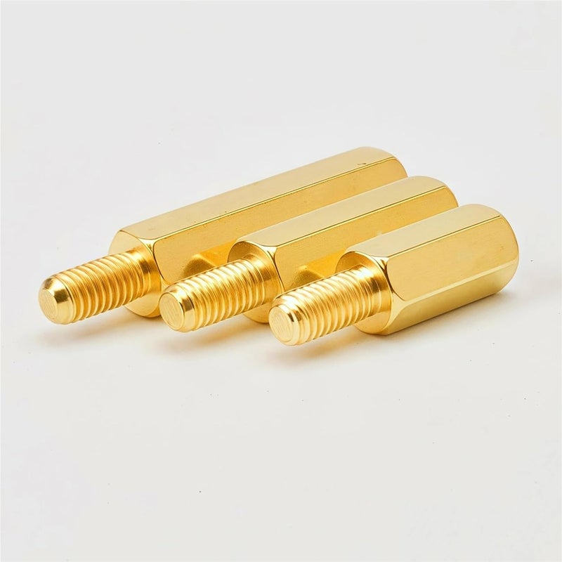 Hex Spacer Nut 30pcs Hex Brass Male Female Motherboard Standoff for Circuit Board, PCB Board etc(6mm,M3(Thread 6mm)) - Image 4