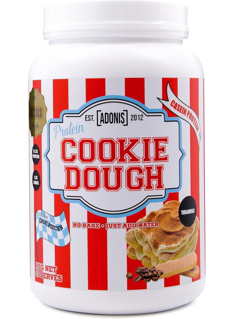 Adonis Protein Cookie Dough 1KG - TIRAMISU - Image 1