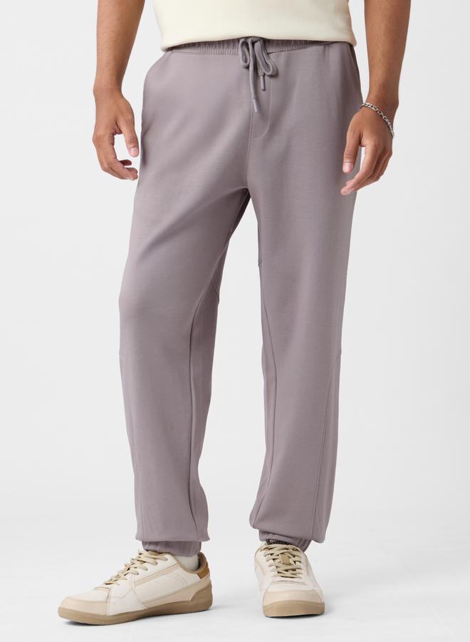 ذا سوليد ستور جوغر سادة بقصة مريحة - Image 1