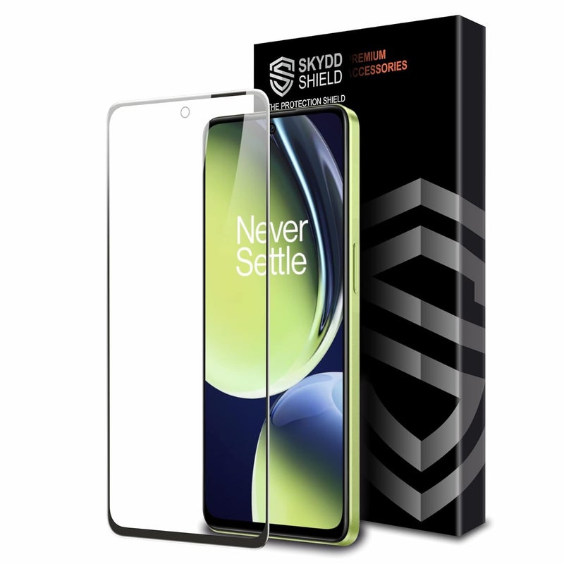 Skyddshield Military-Grade Gorilla Tempered Glass For OnePlus Nord CE 3 Lite (6.72 Inch) With Installation Kit | Edge to Edge Coverage | Black - Image 1