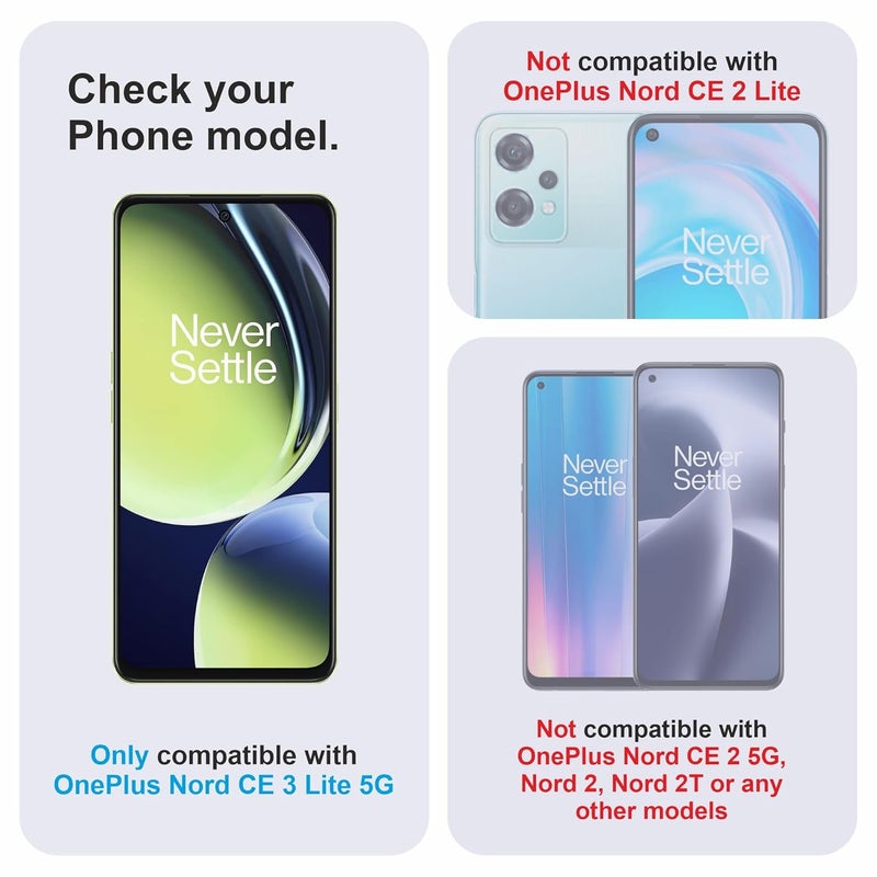 Skyddshield Military-Grade Gorilla Tempered Glass For OnePlus Nord CE 3 Lite (6.72 Inch) With Installation Kit | Edge to Edge Coverage | Black - Image 2