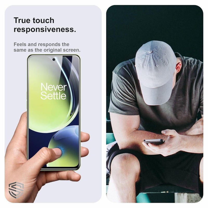 Skyddshield Military-Grade Gorilla Tempered Glass For OnePlus Nord CE 3 Lite (6.72 Inch) With Installation Kit | Edge to Edge Coverage | Black - Image 4