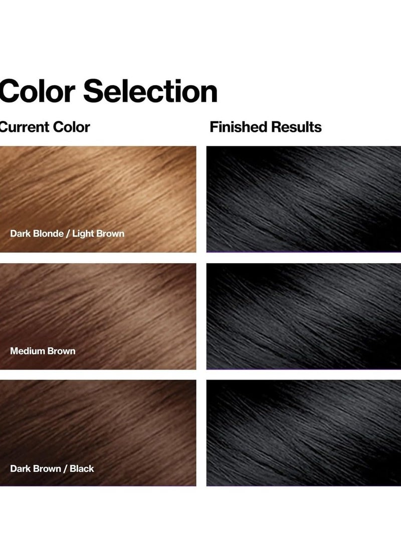 ريفلون صبغة شعر كولور سيلك الجميلة رقم 10 أسود للجنسين - استخدام واحد - Image 2