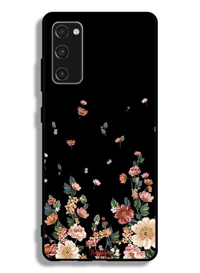 Tolwak Samsung Galaxy S20 FE Protective Case Cover Small Flowers In Bottom - Image 2