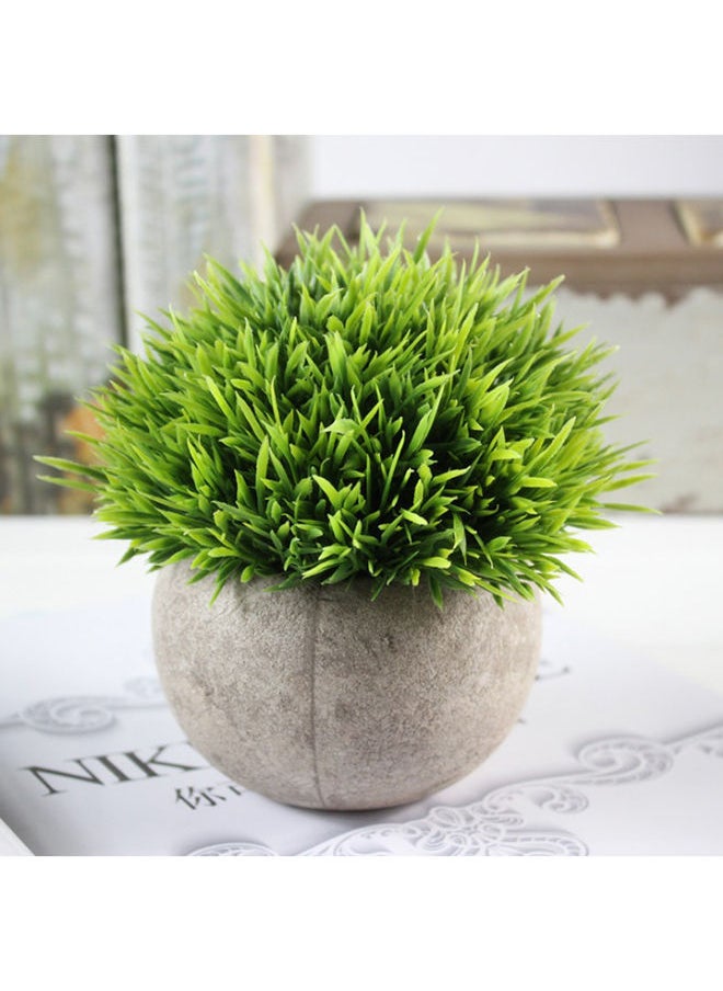 Rahalife Artificial Plant With Pot, Assorted Grey And Green  - Image 3