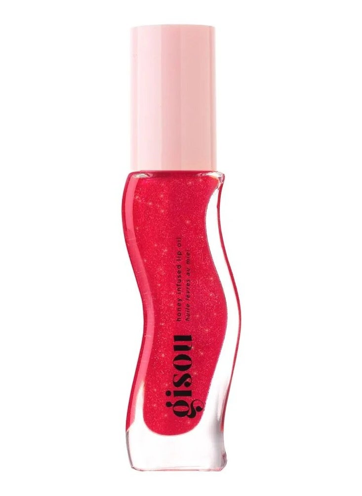Gisou Gisou - 8ml - Honey Infused Lip Oil - Cherry on the cake  - Image 1