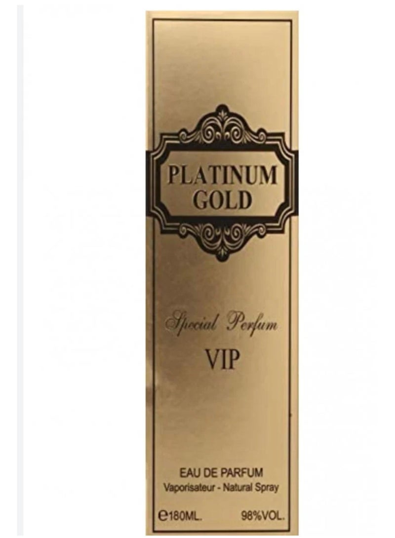 بلاتينيوم عطر بلاتينيوم جولد للرجال من في اي بي ، او دي بارفان ، 180 مل