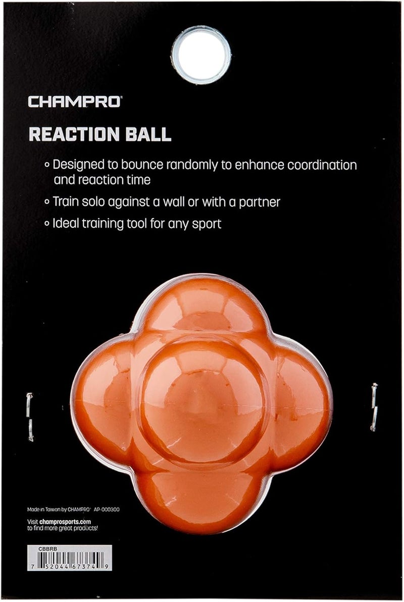 Champro Reaction Ball - Durable Rubber Training Tool for Hand-Eye Coordination and Agility - Image 4