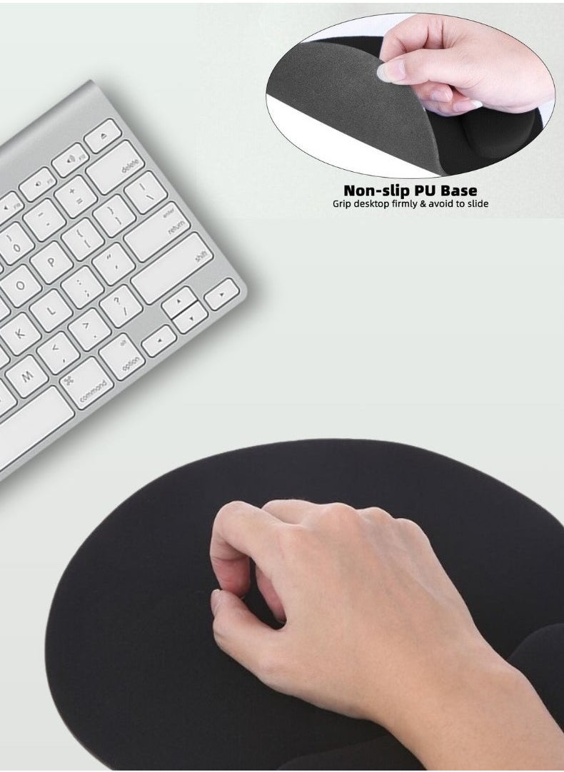 Raxoom Silicone Mousepad with Gel Wrist Support | Anti-Slip, Comfort and Productivity  - Image 3