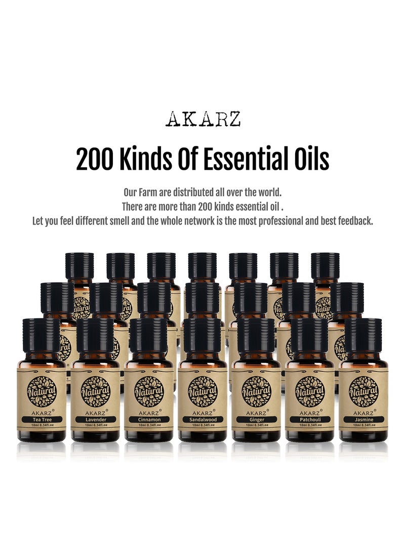 AKARZ AKARZ Hots 5 Sets Essential Oil Gift Set - Sandalwood, Patchouli, Jasmine, Rose , Ylang Ylang Body, Face & Massage Therapy, Aromatherapy Oils - Image 5