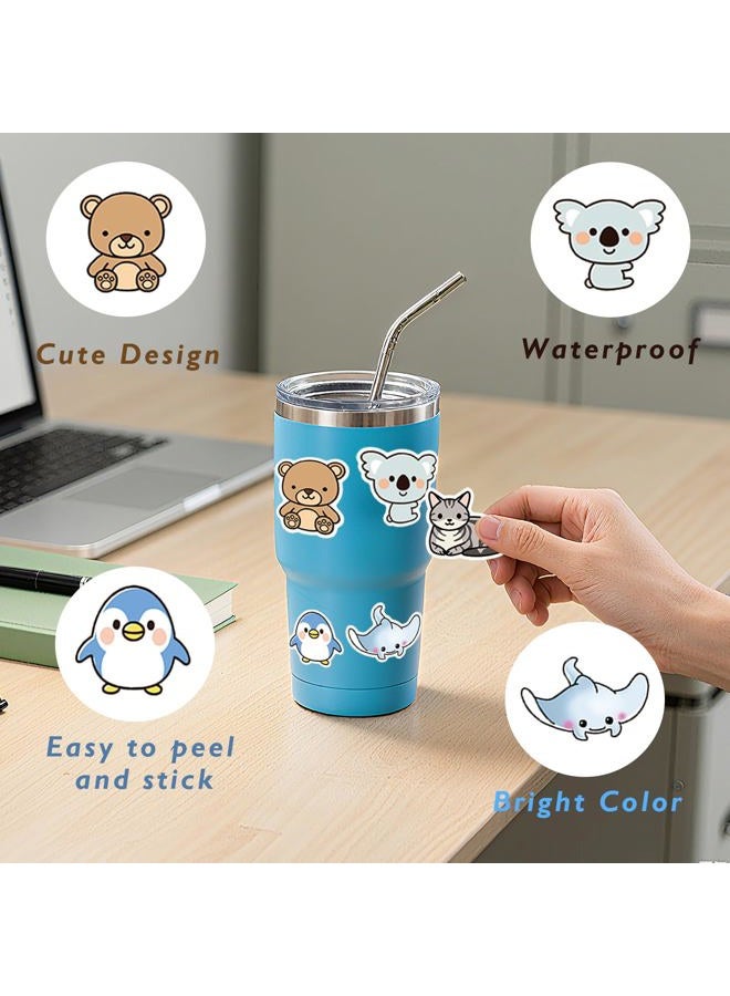 BBPOOL Animal Stickers for Kids, 100PCS Vinyl Sticker Pack for Waterbottle Laptop Skateboard Desk Pets for Kids Classroom Rewards Animal Theme Party Decor Back to School - Image 3