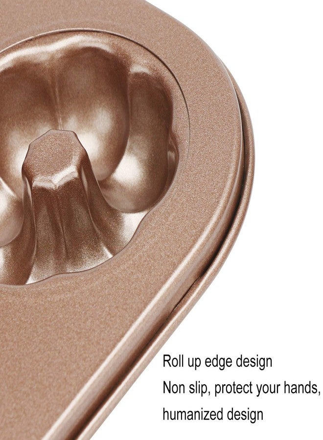 Beasea Donut Baking Pans, 1 Pack Nonstick Small Mini Doughnut Pans 12 Cavity Carbon Steel Bagel Oven Baking Tray Sheet - Image 4
